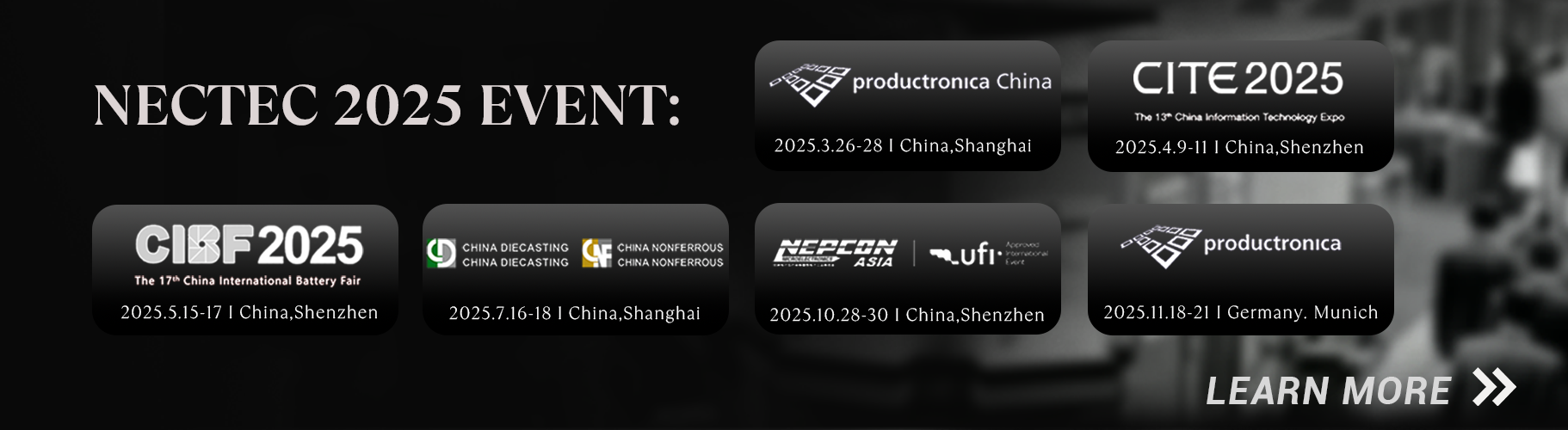 nectec upcoming 2025 events