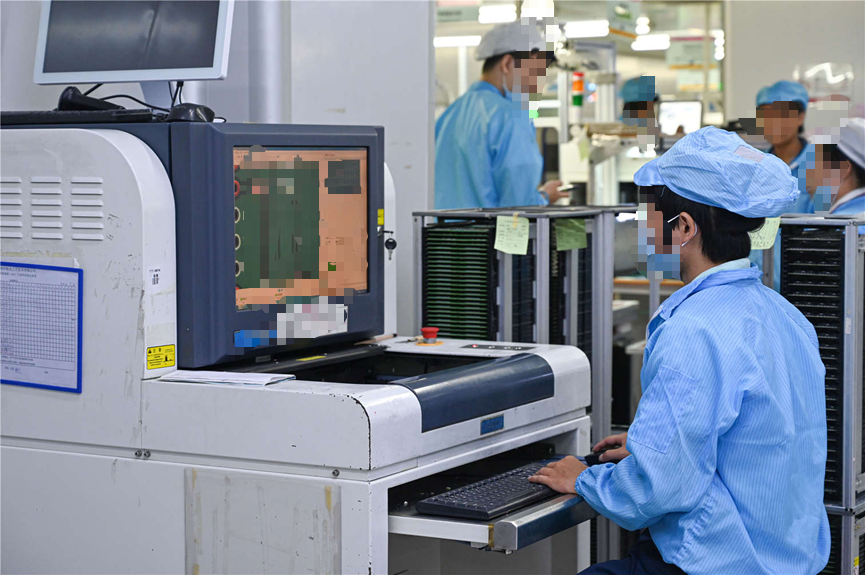 What is the difference between the company's self-developed X-ray inspection machine and industrial CT inspection in SMT chip mounting processing. 43 图片7 1